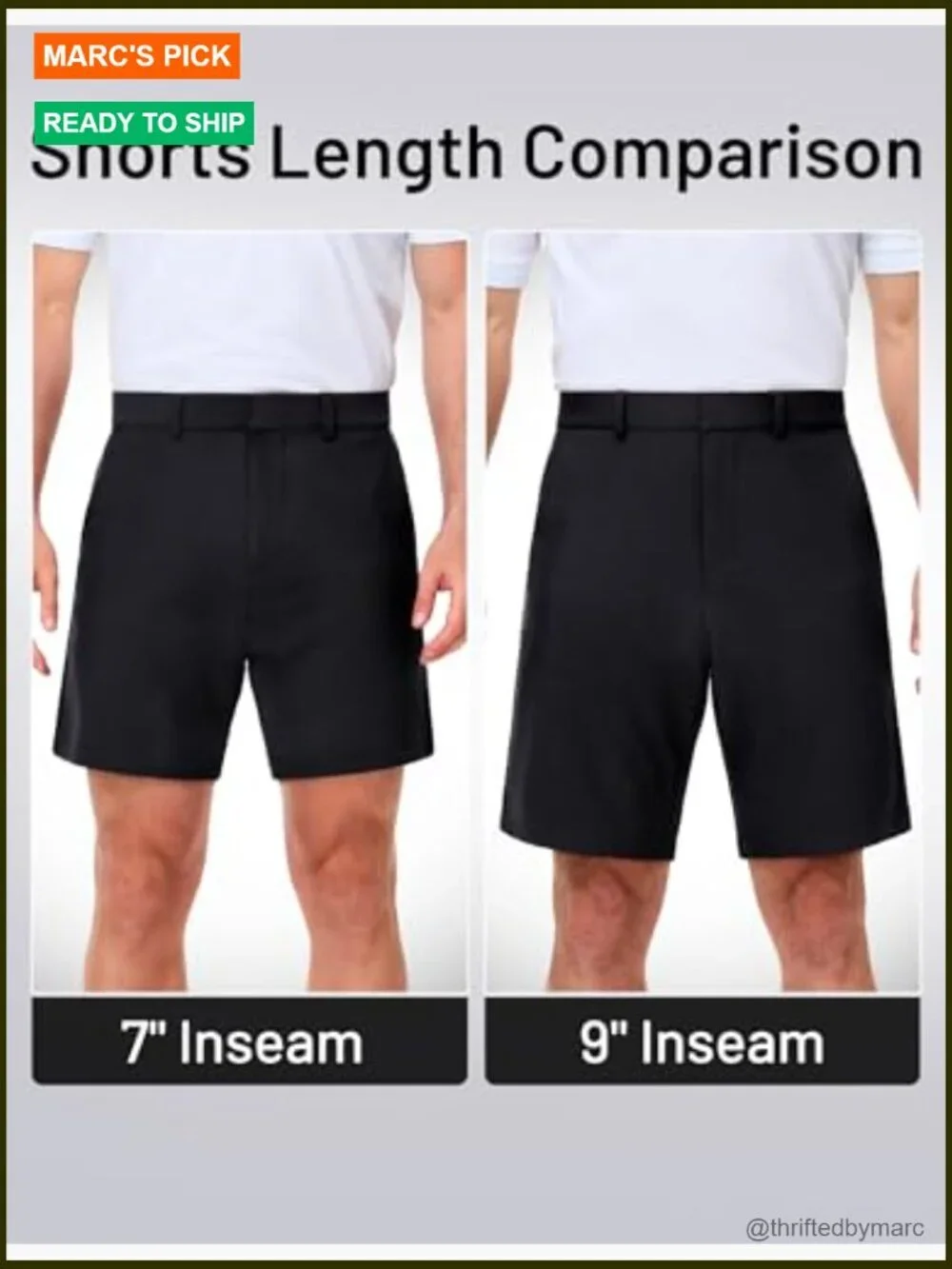 Men's Stretch Golf Shorts 7